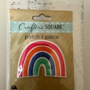 Rainbow iron on patch crafters square iron on patch new